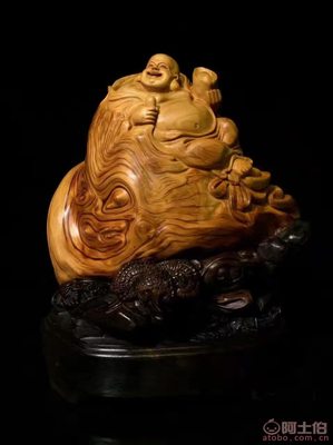 【福堂太行崖柏工藝品根雕陳化料人物木雕彌勒佛木質擺件廠家直銷】仙游縣榜頭鎮(zhèn)福堂佛珠店 - 產品庫